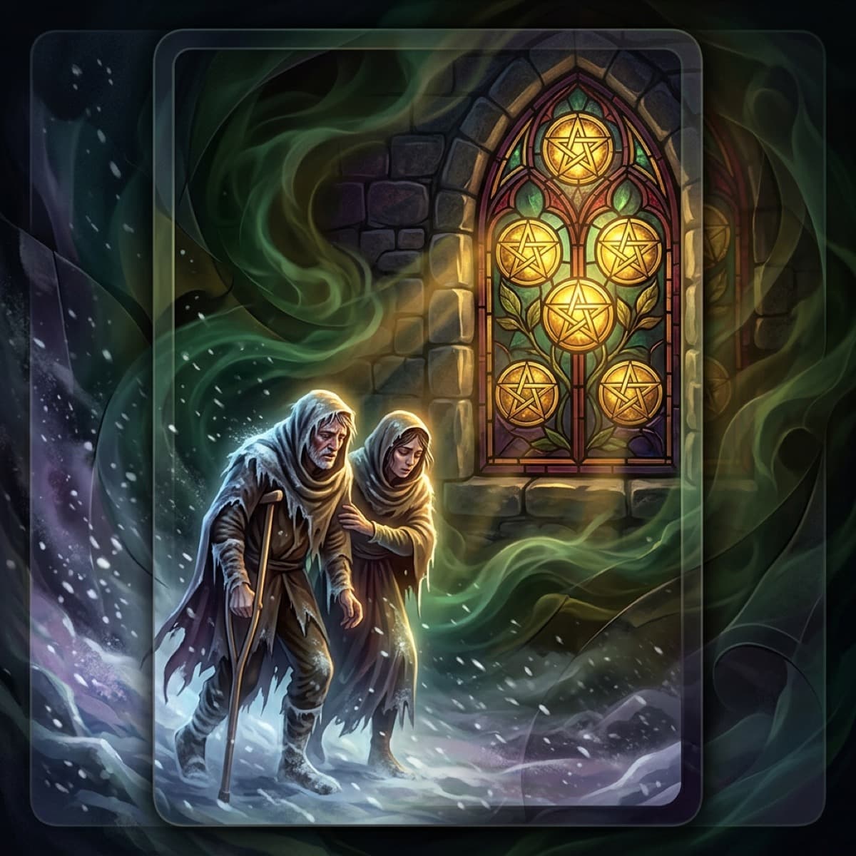 Cinq de Pentacles