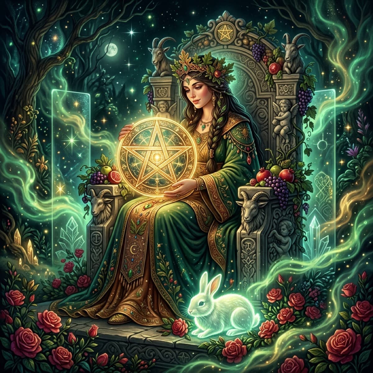 Reine de Pentacles