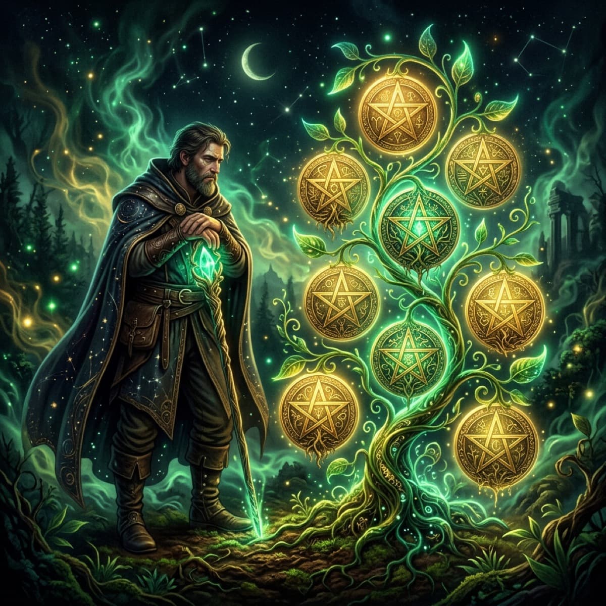 Sept de Pentacles
