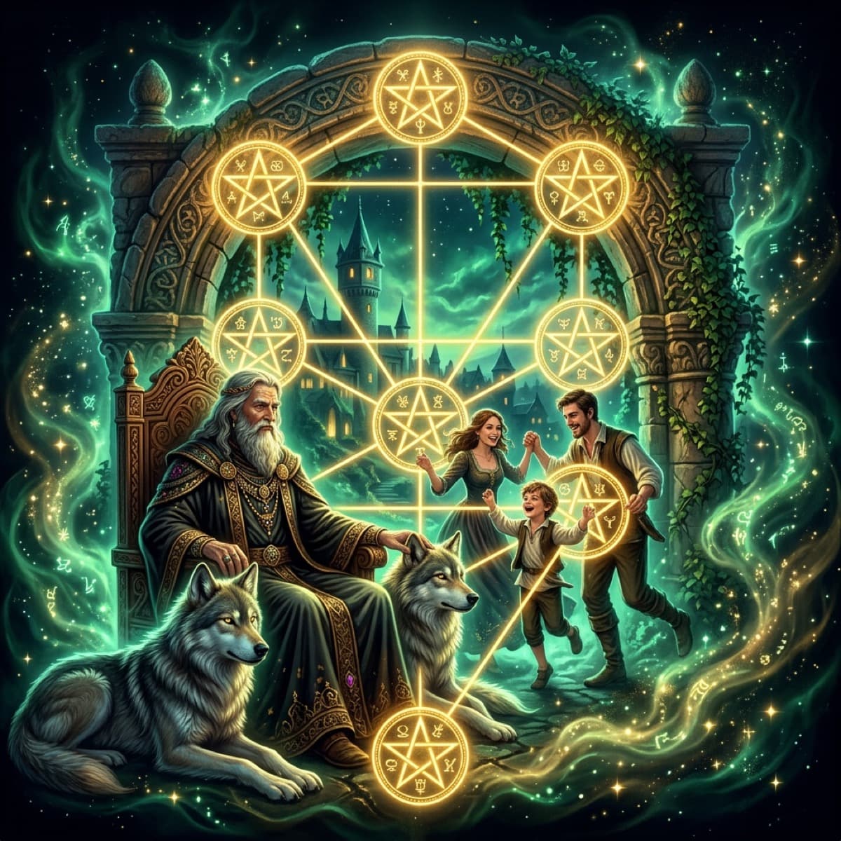 Dix de Pentacles